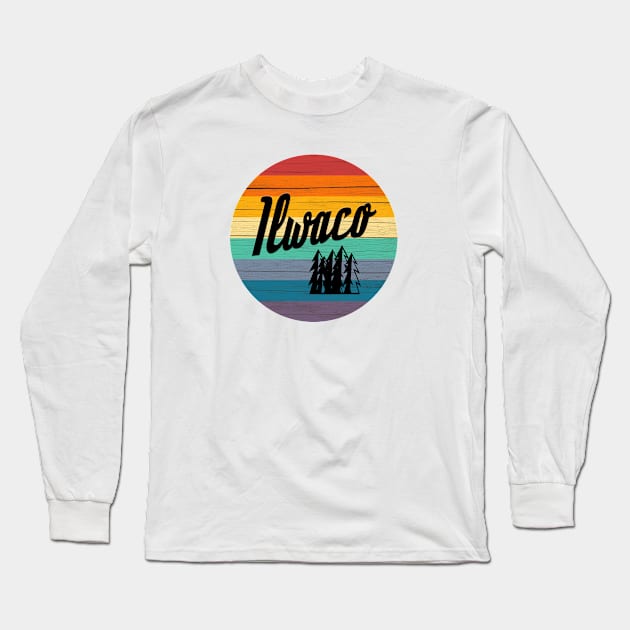 Ilwaco travel souvenir Long Sleeve T-Shirt by artsytee